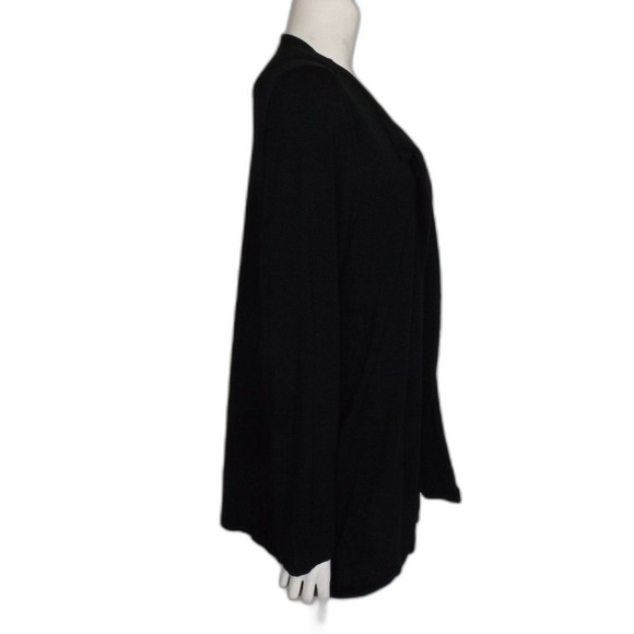 J.Jill Jacket, XL, Lightweight, Black, Open front, Pockets, Long sleeve - Picture 7 of 14